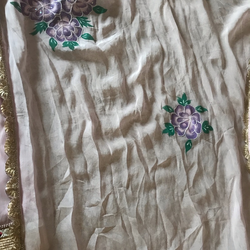 Light Lavender Pink Salwar Kameez - Picture 5 of 9